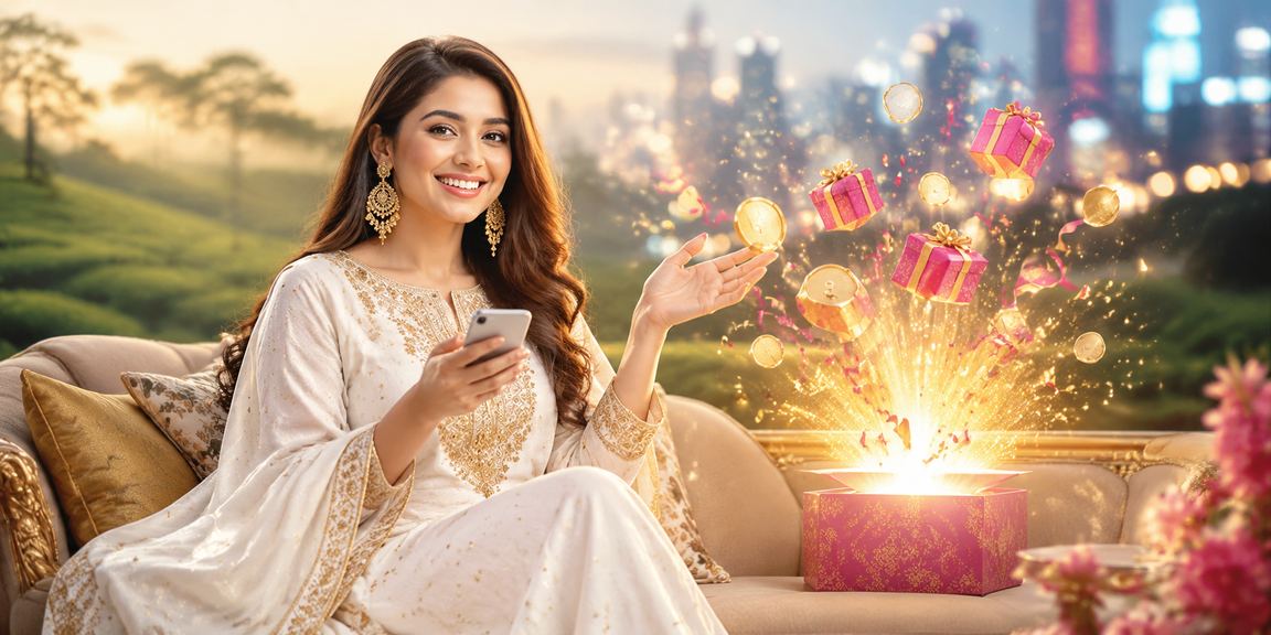 সিলেটের চা বাগানের পাশে মোবাইলে ম্যাচ অডস ও পেমেন্ট করছেন একজন ব্যবহারকারী